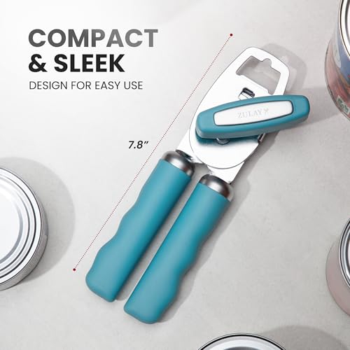 Heavy Duty Stainless Steel Can Opener Manual with Bottle Opener