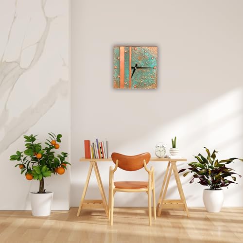 Handmade Copper Wall Clock Artisan Touch in Every Piece (Aged Grace / 20)