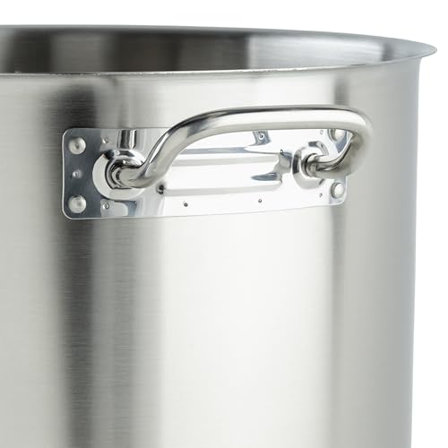 Winware SST 40 Stainless Steel 40 Quart Stock Pot with Cover (40 quarts / Pot With Cover)