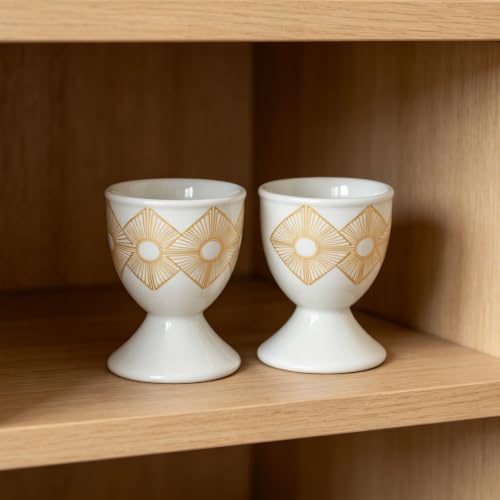 Ceramic Egg Cups (Art Deco)