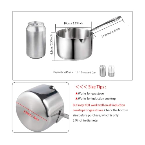 10oz 300ml Mini Butter Warmer Pot 18 (0.3 Quarts)