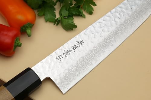 VG10 46 Layers Hammered Damascus Gyuto Japanese Chefs Knife (7")
