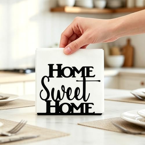 Metal Napkin Holder for Table (Sweet Home)