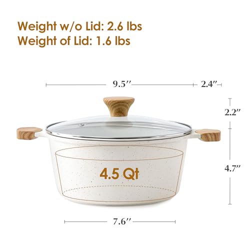 Ceramic Nonstick Stock Pot with Lid