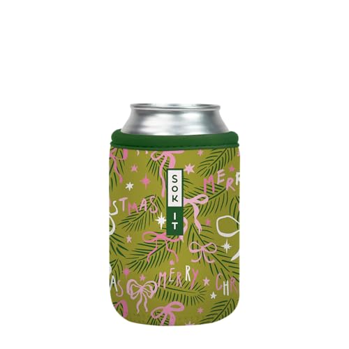 CanSok Sleeve for Beer & Soda Insulated Neoprene Cover (Tied with Cheer / 12oz Can Sleeve)