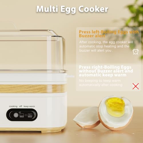Rapid Egg Cooker Electric 6 Eggs Capacity (white)