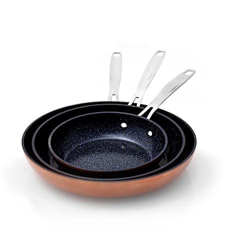 3 Piece Fry Pan Set (3 PC / Rustic Copper)