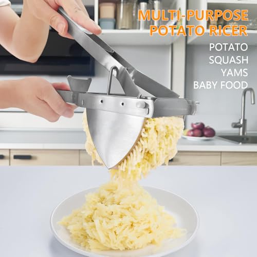 Stainless Steel Potato Ricer and Masher