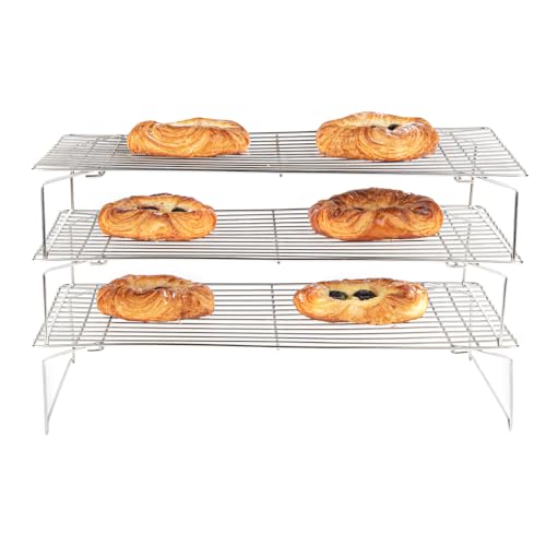 Met Lux 15.7 x 9.8 x 8.3 Inch Wire Baking Rack Set