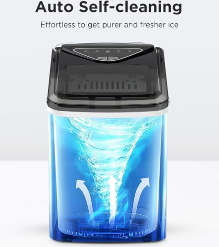 Countertop Ice Maker (Upgrade Black / 26.5 Lbs)