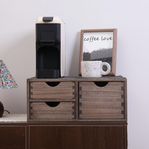 Coffee Pods Storage Drawer Holder for Capsules (HD-CF2D3C-DK-US)