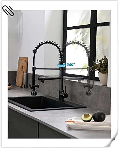 Commercial Oil Rubbed Bronze Kitchen Faucet Pull Down Sprayer (Oil Rubbed Bronze)