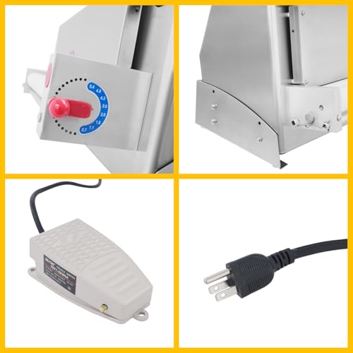 Automatic Pizza Sheeter (450W, 1-5.5mm 3-18in)