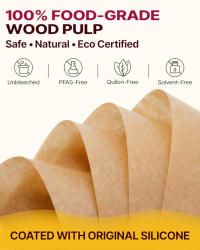 Unbleached Parchment Paper Rounds (Brown / 9inch)