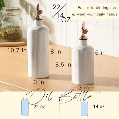 Olive Oil Dispenser Bottle Set of 2