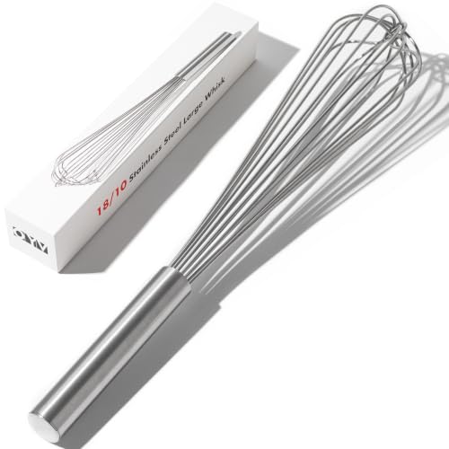 18 10 Stainless Steel Large Whisk (17 inch silver)