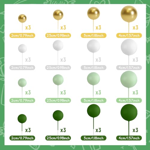 48 Pcs Cake Topper Decorations (48 Count)