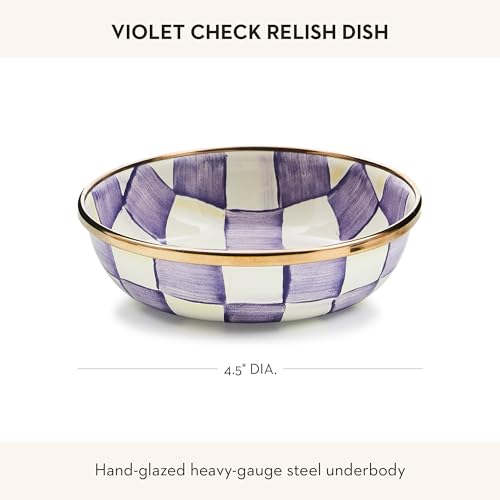 Relish Dish Purple (Violet Check)