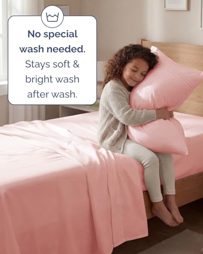 Twin Size 3 Piece Sheet Set (31 - Baby Pink / Twin)