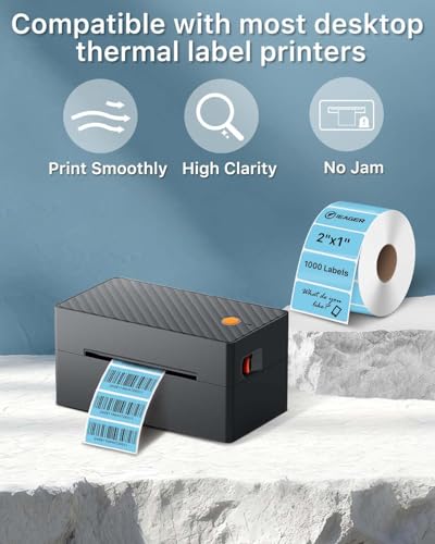 2x1 Inch Thermal Labels