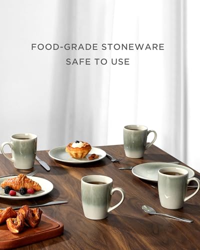 Coffee Mugs Set (6pcs / Glacier-Sage Green)