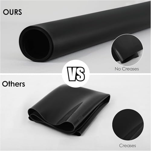 Large Silicone Mats for Kitchen Counter (06-Black / 27.6"L x 16"W)