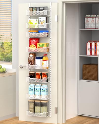 12.3" W Narrow Over the Door Pantry Organizer
