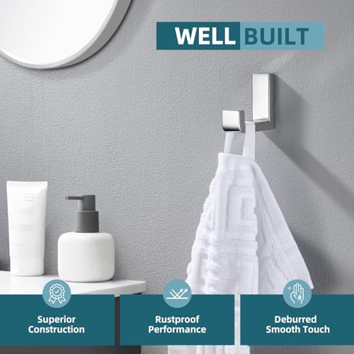 Towel Hook Polished Chrome (1 Pack / Polished Chrome)