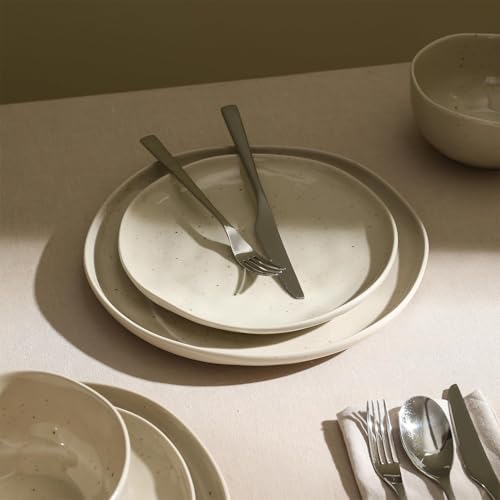 Mirella 12 Piece Stoneware Dinnerware Set (Beige / 12-Piece - Service for 4)