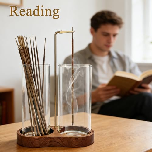 Incense Holder (2 in 1 Wooden Elliptical)