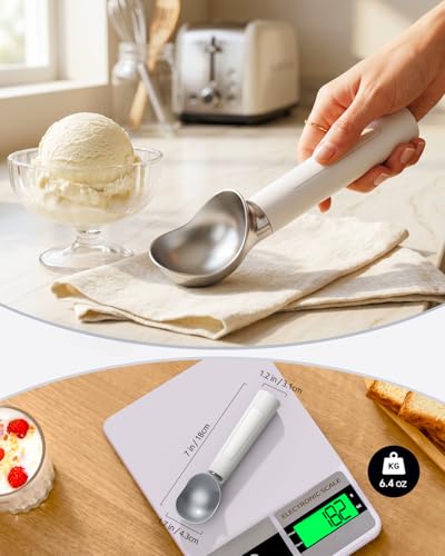 Heated Ice Cream Scoop (White)