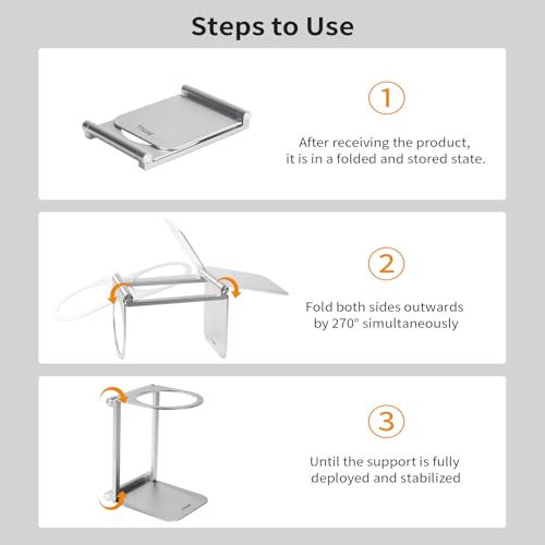 Pour Over Coffee Maker Stand (Sliver / Round)