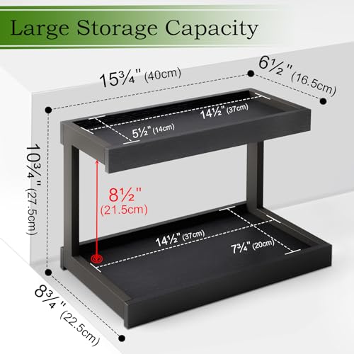 Counter Shelf Organizer (Black / Medium)