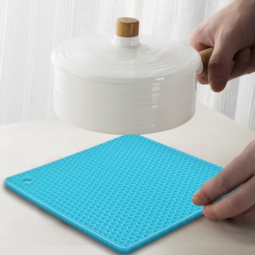 Silicone Square Trivets Mat (6 Count)