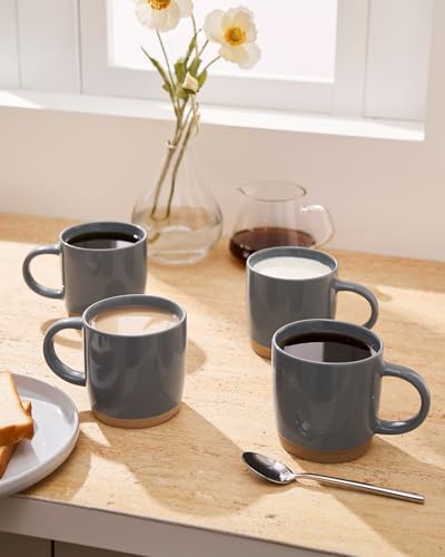 Milkyway Coffee Mugs of 6 (Milkyway-Dark Gray / 6 Count (Pack of 1))