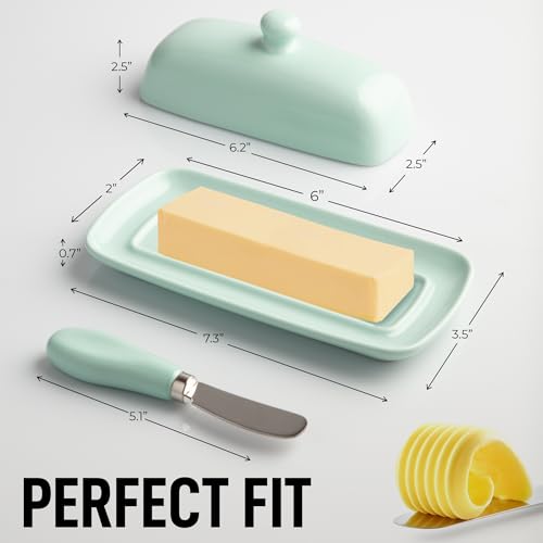 Zulay Butter Dish With Lid For Countertop