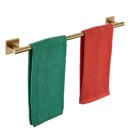 Bathroom Towel Bar Bath Towel Holders for Toilet Kitchen Cabinet Wall Mount 24 Inch Champagne Bronze Stainless Steel B4005CPG (Champagne Bronze / 24-Inch)
