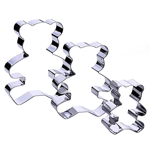 Teddy Bear Cookie Cutter Set (Teddy Bear 3 Pc Set)