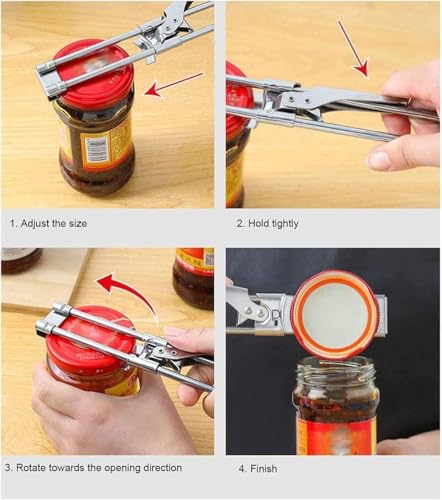 3PCS Master Jar & Bottle Opener