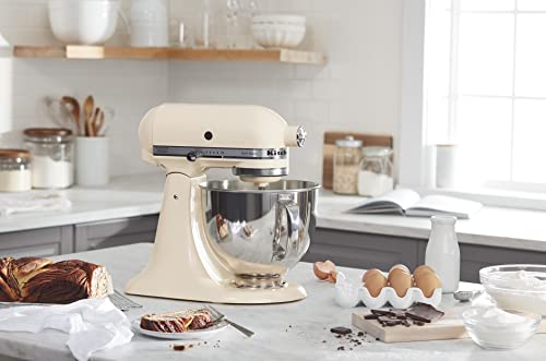 Artisan, 5-Qt Tilt Head Stand Mixer, KSM150PS, Almond Cream (Almond Cream)