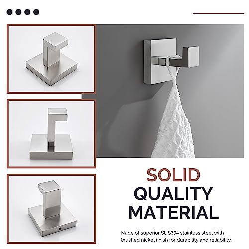 Bathroom Towel Hook Brushed Nickel (1 Pack / Brushed Nickel)