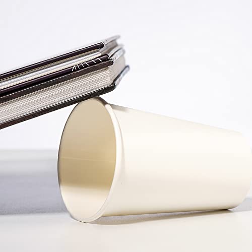 8 oz 300 Pack White Disposable Paper Coffee Cups (White / 8 oz)