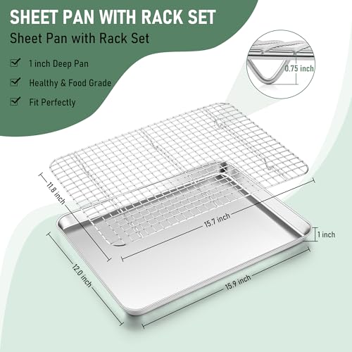 Baking Sheet with Wire Rack Set (2 Count)