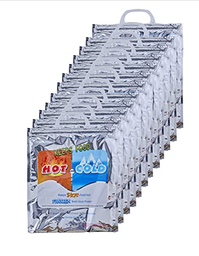 Hot and Cold Insulated Bags for Food Delivery (X Small (Meal Size))
