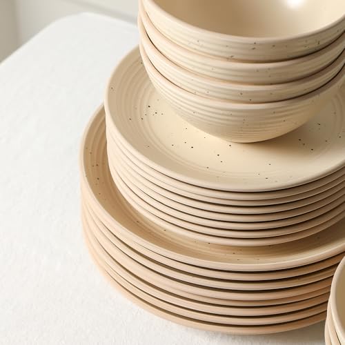 Lauren Modern Stoneware 32 (32-Piece Service for 8 / Beige)