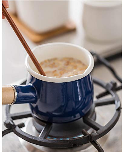 Enamel Milk Pot (Blue)