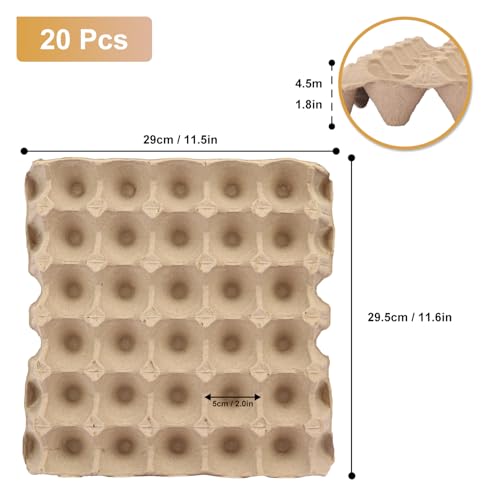20 Flats 30 Cell Egg Crate?Holds 30 Eggs? (20 Pack 30 Cell)