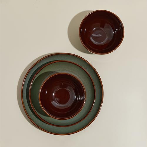Ceramic Dinnerware Sets for 8 (Sage Green / Set (32pcs))