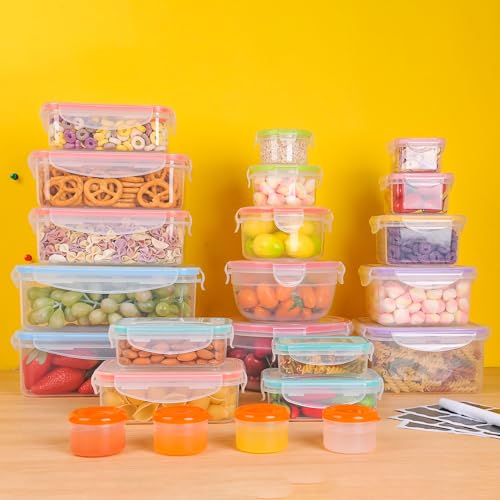 46 PCS Food Storage Containers with Lids Airtight (46 Pcs)