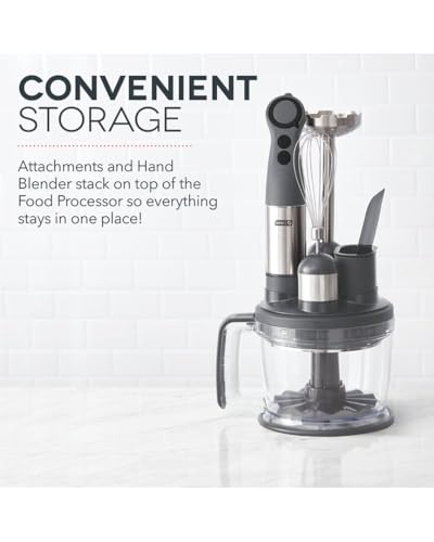 Chef Series Deluxe Immersion Hand Blender Set (Chef Series Deluxe / Cool Grey)